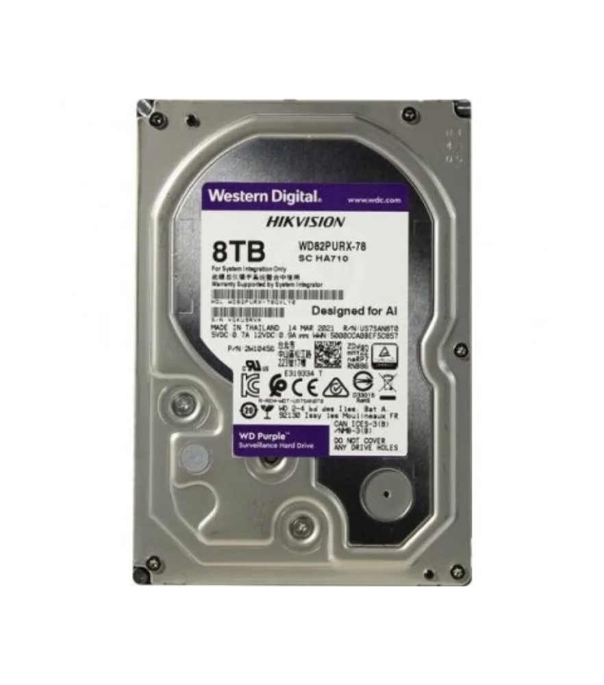 Wd Purple 8tb Wd82purz Western Digital WD Purple 8TB Surveillance